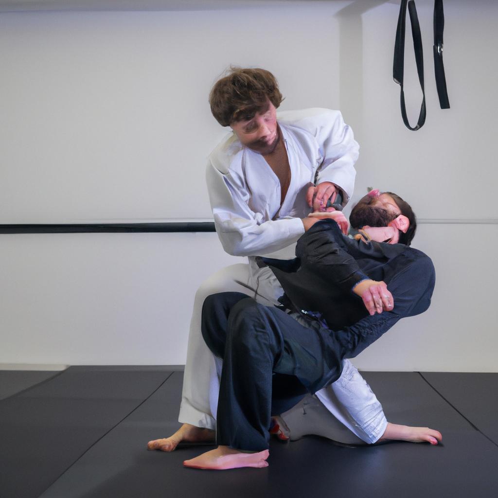 Sparring sessions help Black Sheep Jiu Jitsu students improve their techniques.