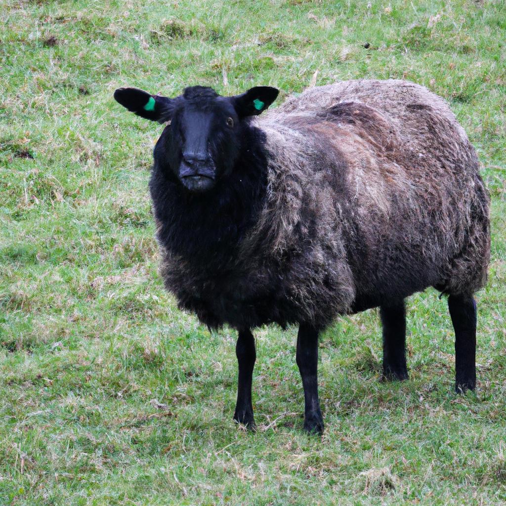 Black Sheep With White Face