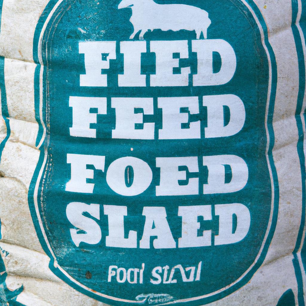 A bag of high-quality sheep and goat feed, packed with essential nutrients for healthy livestock.