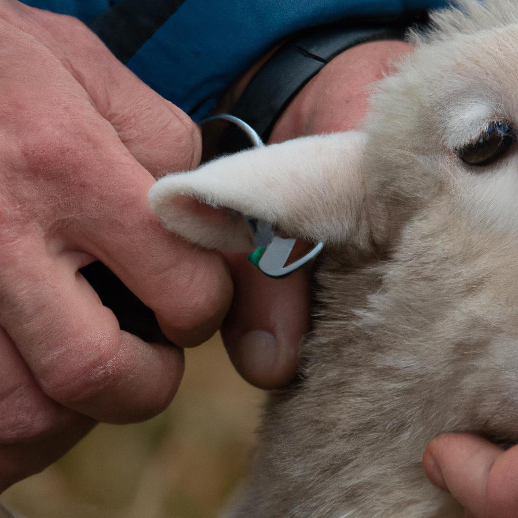 Electronic ear tags for sheep can store information about the sheep's health, breeding, and location, making it easier for farmers to manage their flock.