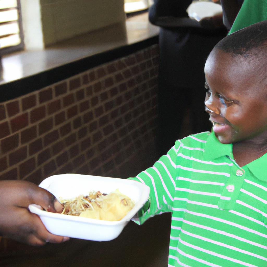 Children in need receive hot meals with a smile at Feed My Sheep Ministries.
