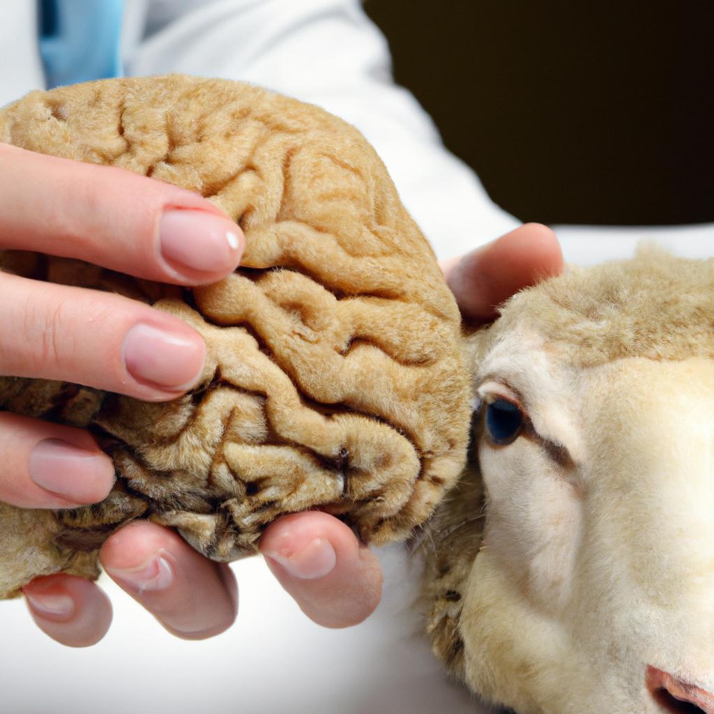 Studying the pituitary gland in sheep brain can provide insights into human health.