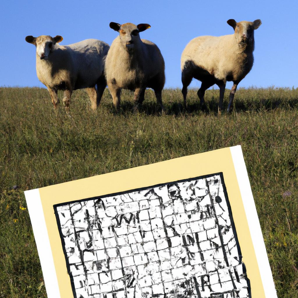 These sheep seem to be curious about the crossword puzzle in front of them. Do you think they can help solve the mama sheep crossword clue?