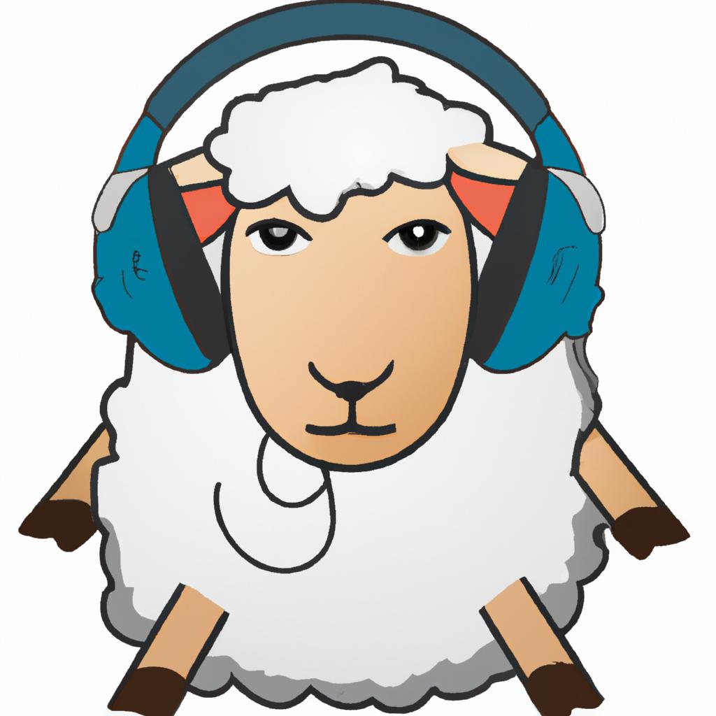 This sheep loves listening to music as it takes in the scenic views