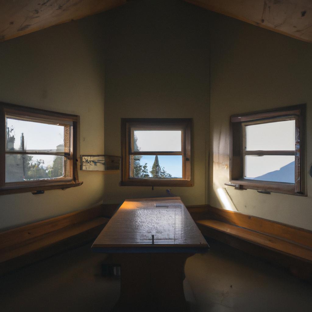 The cozy interior of Sheep Mountain Fire Lookout is a welcome respite for weary hikers.