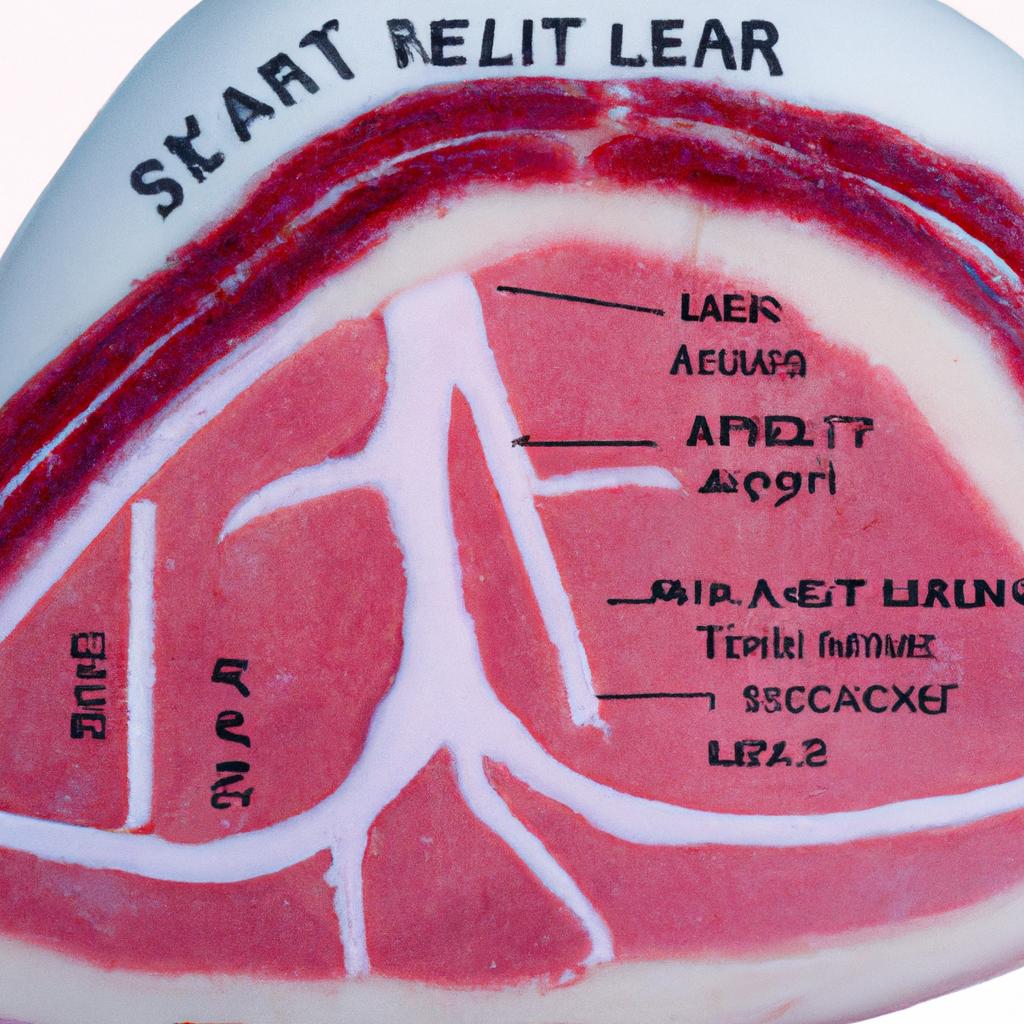Proper labeling of a sheep heart can help in identifying its various structures