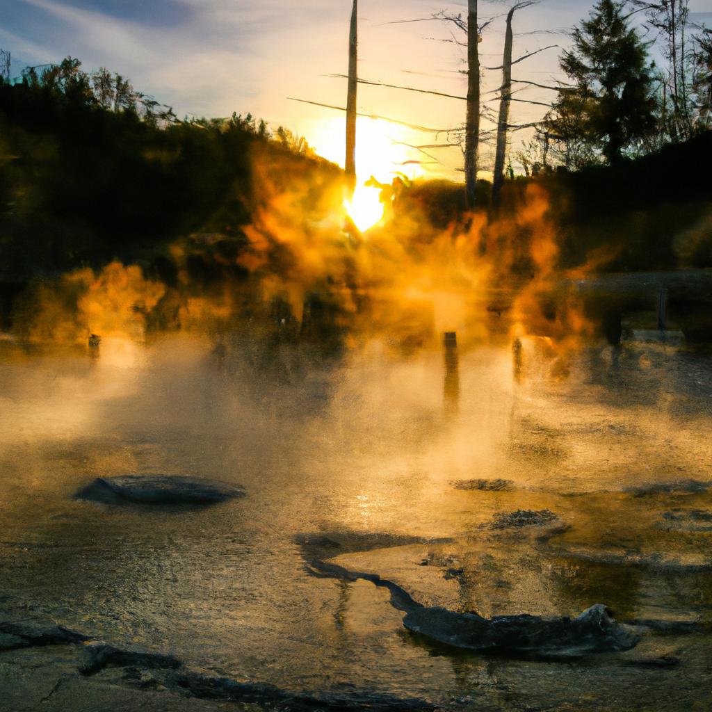 There's nothing quite like watching the sunset from Sheep Creek Hot Springs.