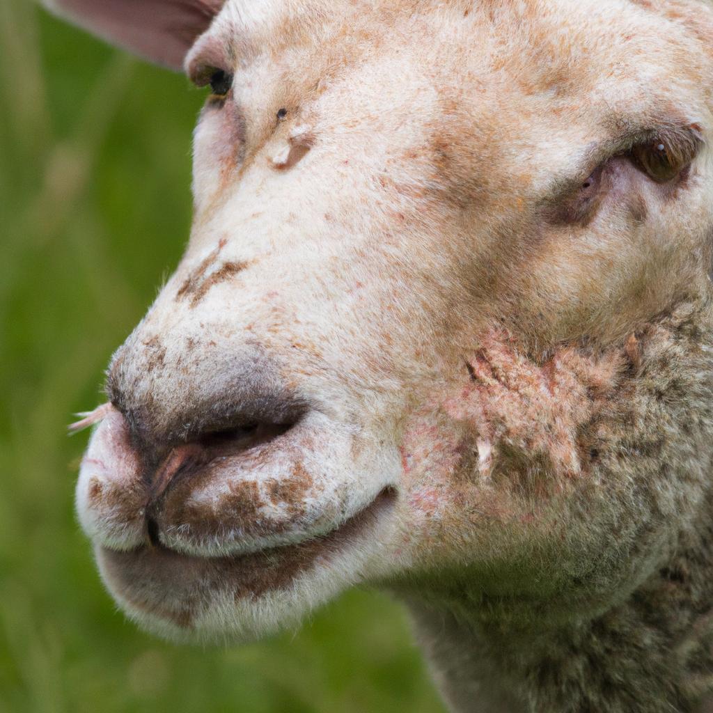 Bottle jaw in sheep is a serious condition that causes swelling under the jaw and weight loss.