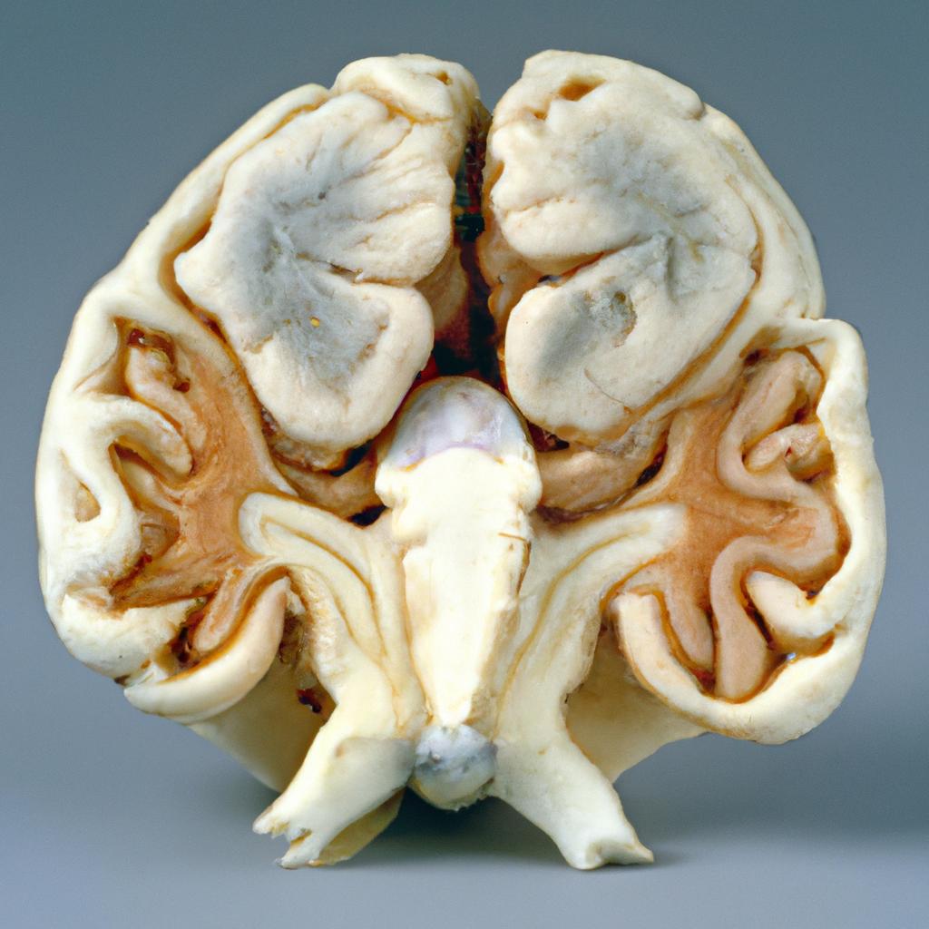 Ventral View Of Sheep Brain